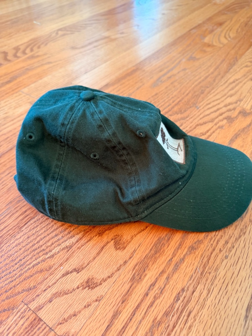 Tall Timbers Embroidered Patch Baseball Cap - Green, The Albany Quail Project - Picture 5 of 8